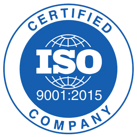 Бадж за сертификация по ISO 9001:2015